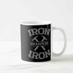 Järn vässar järn Ordspråksboken 27_17 Gymträning M Kaffemugg