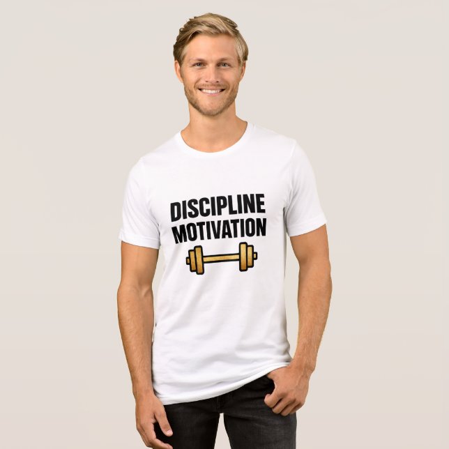 Järn Will - Discipline over Hype T Shirt (Framsida Full)