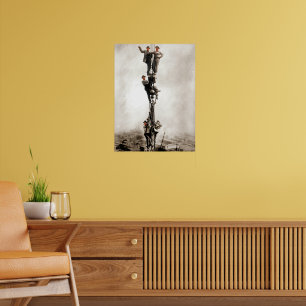 Järnarbetare åker ned poster