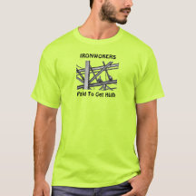 Järnarbetare Får Hög T-Shirt