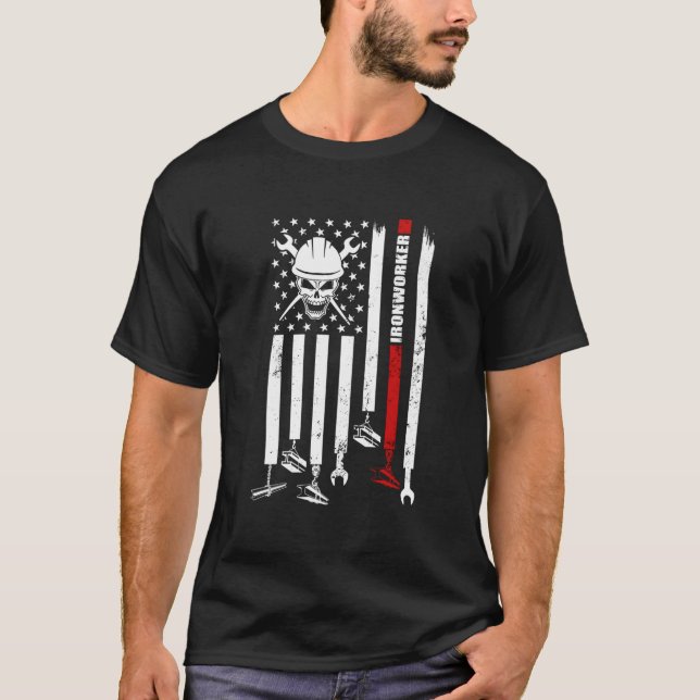 Järnarbetare Järnarbetare T Shirt (Framsida)