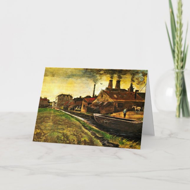 Järnbruket i Haag av Vincent van Gogh Kort (Framsida)