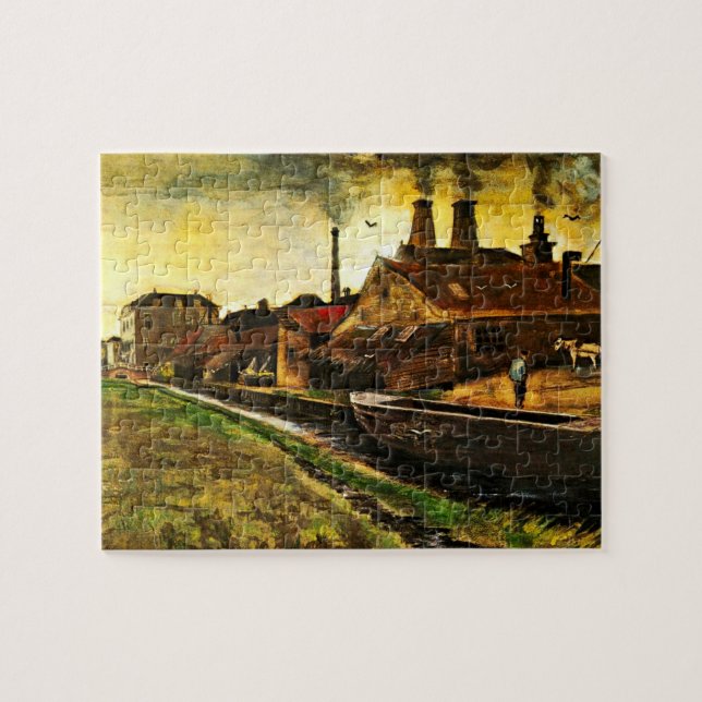 Järnbruket i Haag av Vincent van Gogh Pussel (Horisontell)