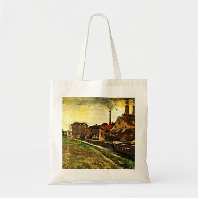 Järnbruket i Haag av Vincent van Gogh Tygkasse (Framsidan)