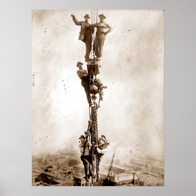 Järnbyggare åker ned poster (Framsidan)