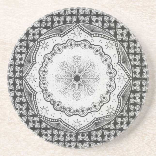 Järnek- & Snowflakesandstenkustfartyg Underlägg Sandsten (Framsidan)