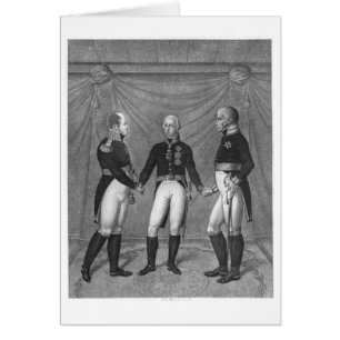 Järnekalliansen, 1815 hälsningskort