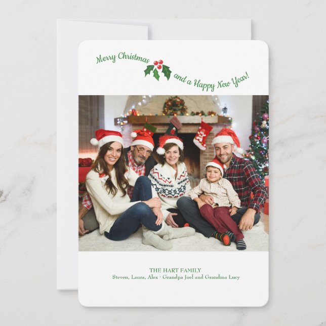 Järnekfotokort Julkort (Framsida)