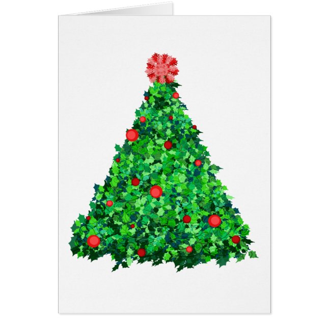 Järnekträd Hälsningskort (Framsidan)