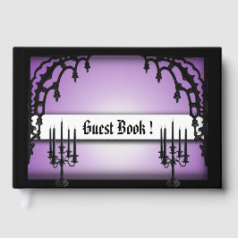 Järnportar Lila Gotisk Gästbok