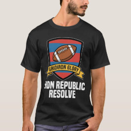 JÄRNREPUBLIKENS BESLUT - NEW ENGLAND FOTBOLL T SHIRT