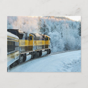 Järnväg Alaska Vykort