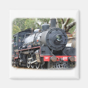 Järnväg ångalokomotiv 9J54D-01 för sicksack Magnet