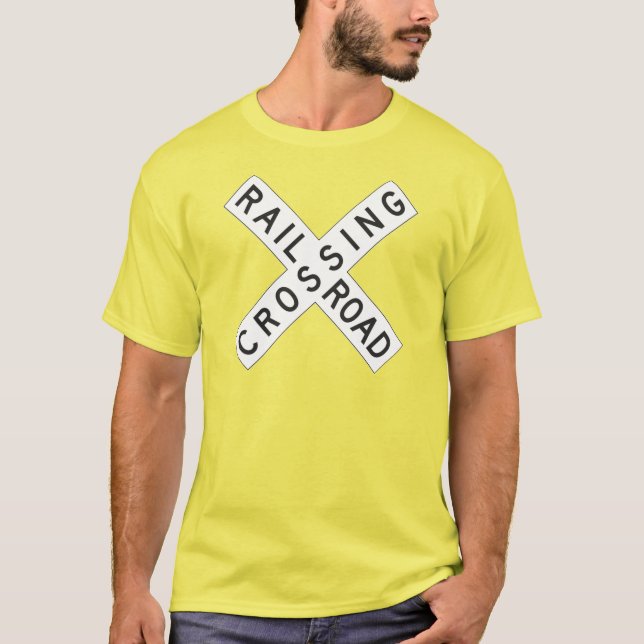 Järnväg Crossing T-Shirt (Framsida)