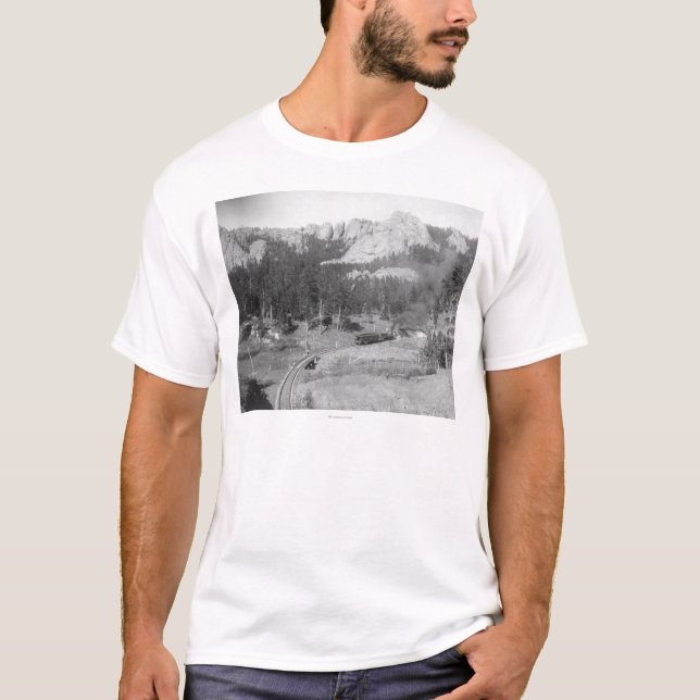 Järnväg för den Buckhorn bergdet okända spårar Tee Shirt (Framsida)