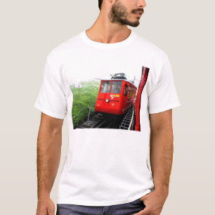 Järnväg för monteringsPilatus kugge i Schweitz T-shirt