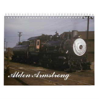 Järnväg fotograferar vid Alden Armstrong Kalender