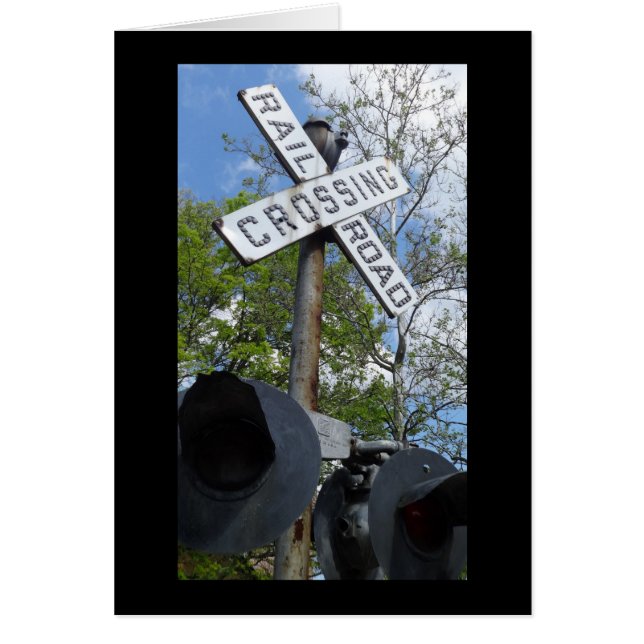 Järnväg Hälsningskort (Framsidan)