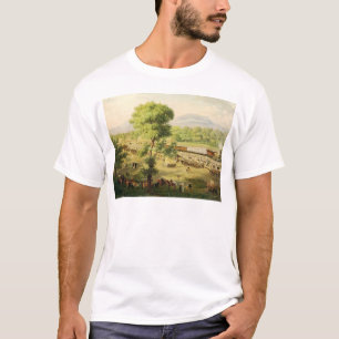 Järnväg i dalen av Mexico, 1869 Tee
