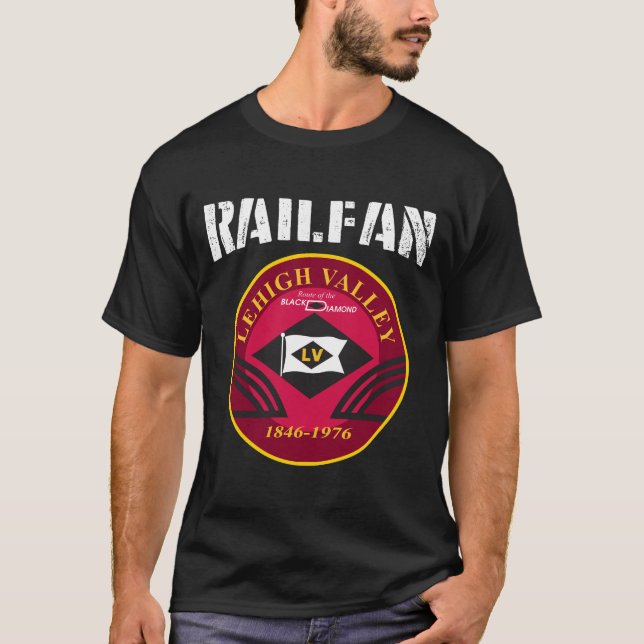 Järnväg i Lehigh Valley T Shirt (Framsida)