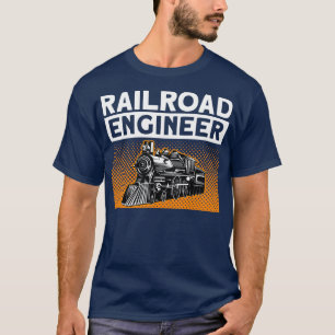 Järnväg Ingenjör Järnväg Vuxnor Kids Railway Loc T Shirt