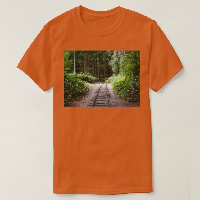 Järnväg Lighter Forest T Shirt (Design framsida)