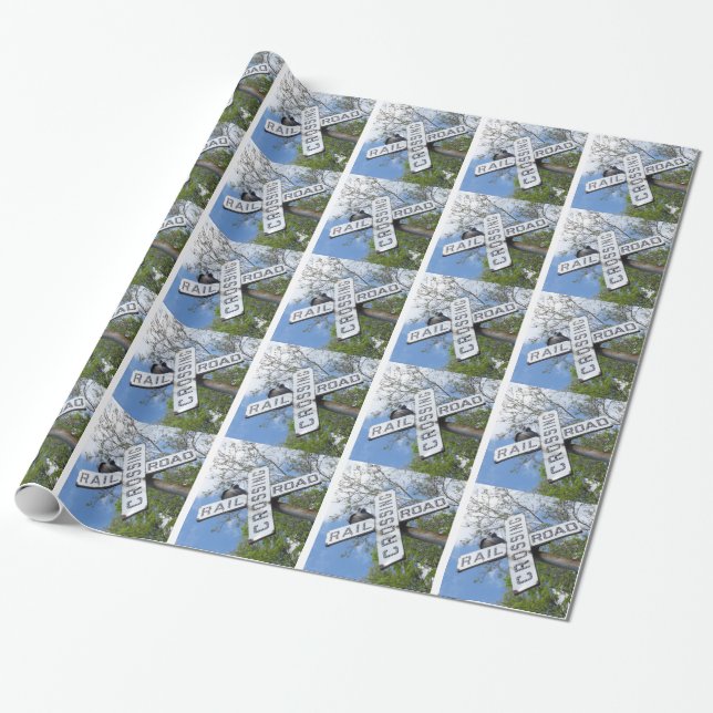 Järnväg Presentpapper (Utrullad)