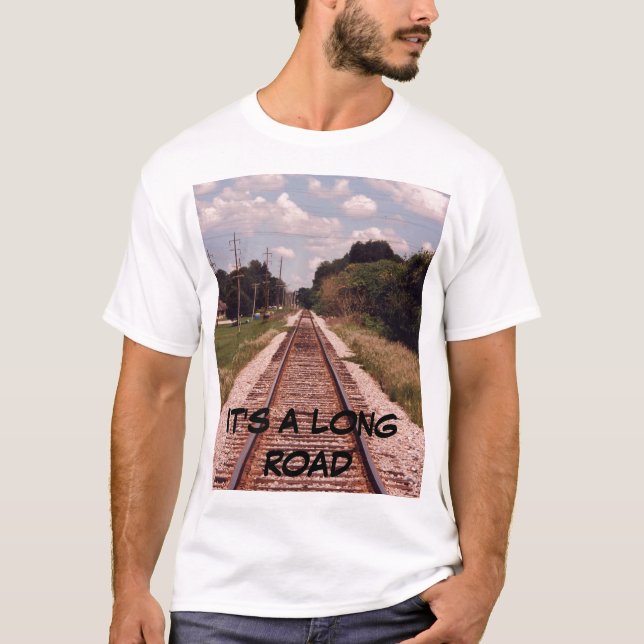 Järnväg spårar T-tröja Tee Shirt (Framsida)