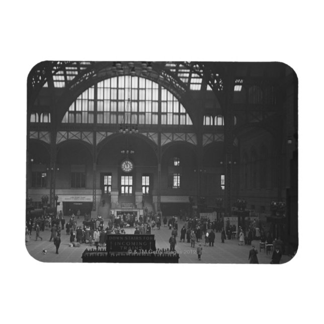 Järnväg Station Magnet (Horisontell)