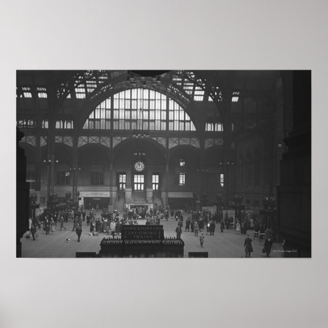 Järnväg Station Poster (Framsidan)