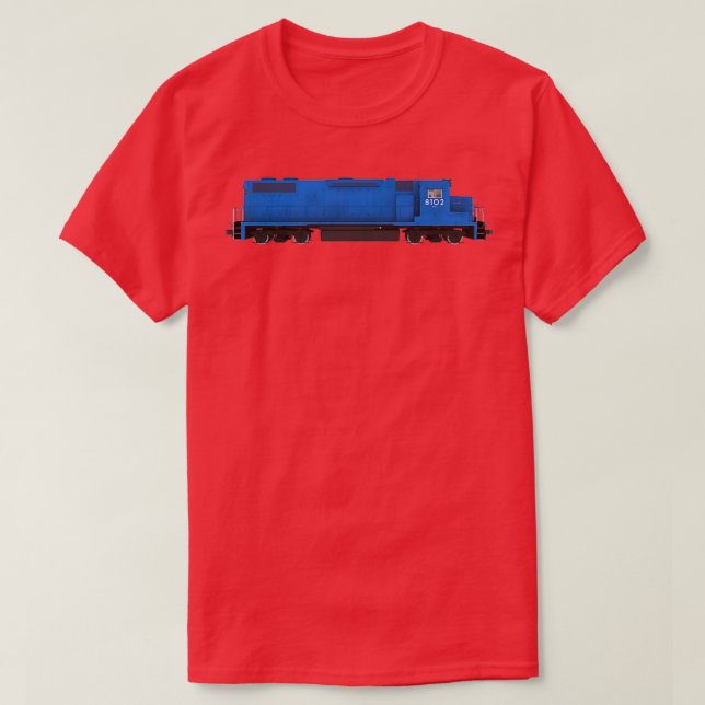 Järnväg Tåg motor 6 T Shirt (Design framsida)