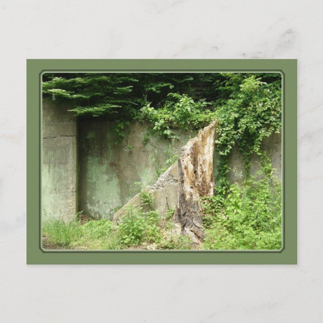 Järnväg till ingenstans vykort (Framsida)