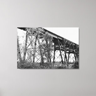 Järnväg Trestle Canvastryck