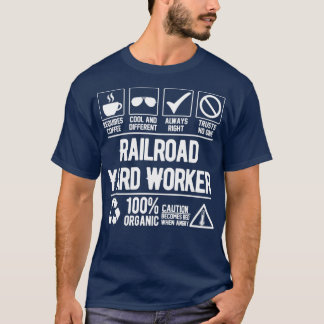 Järnväg Yard Worker-jobb T Shirt