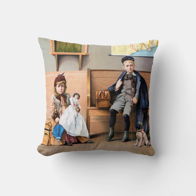 JÄRNVÄGAFFISCH, 1898 KUDDE (Framsida)