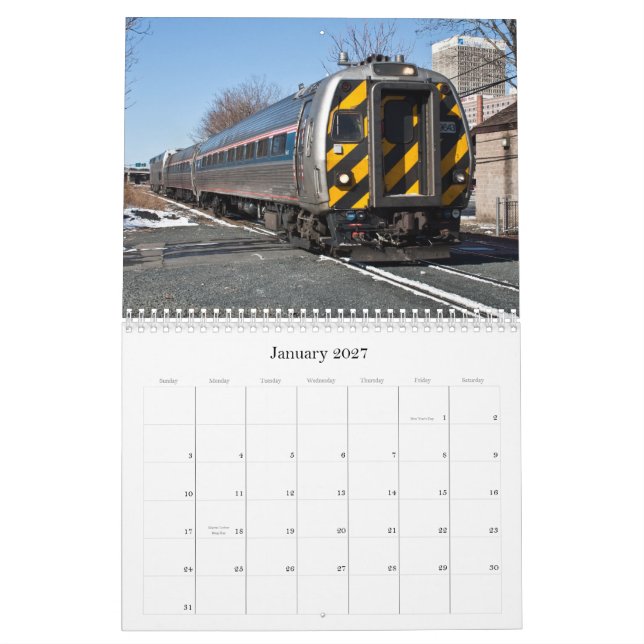 Järnvägar av ostkusten V1 Kalender (Jan 2027)