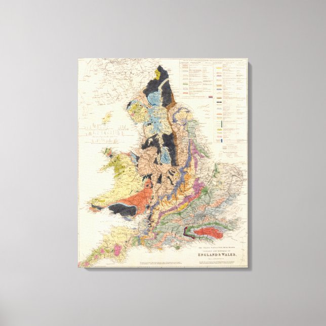 Järnvägar i England Canvastryck (Framsida)