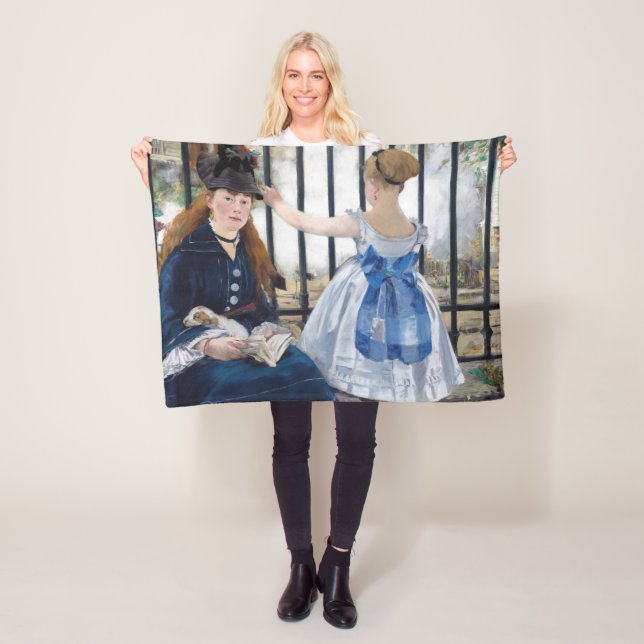 Järnvägen, Edouard Manet Fleecefilt (På plats)