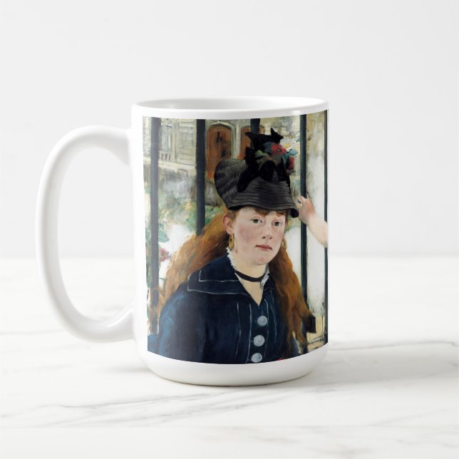 Järnvägen Edouard Manet Kaffemugg (Vänster)