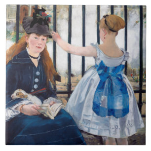 Järnvägen, Edouard Manet Kakelplatta