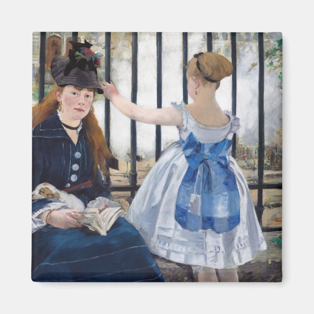 Järnvägen, Edouard Manet Magnet (Framsidan)