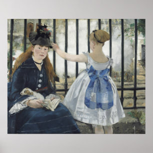 Järnvägen Edouard Manet Poster
