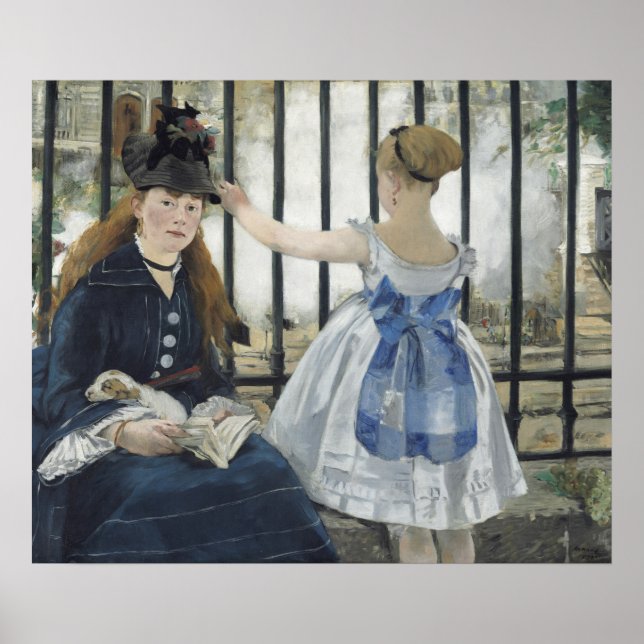 Järnvägen Edouard Manet Poster (Framsidan)