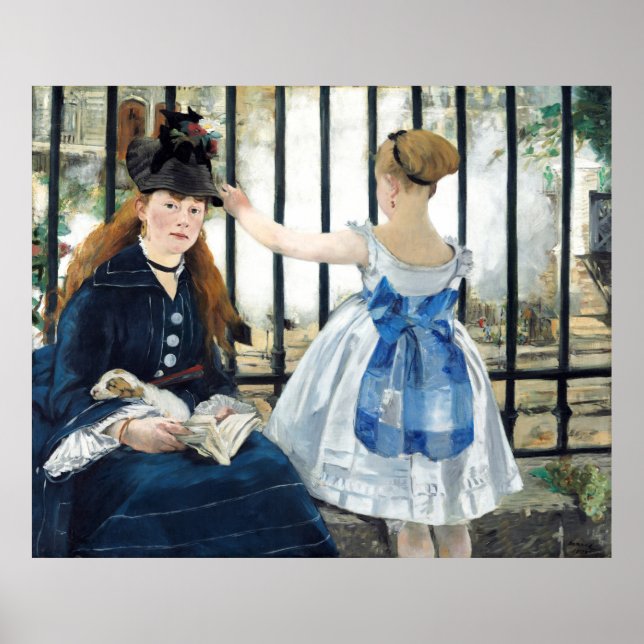 Järnvägen Edouard Manet Poster (Framsidan)