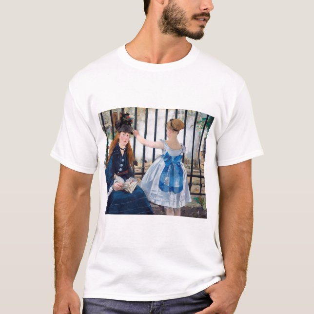 Järnvägen, Edouard Manet T Shirt (Framsida)