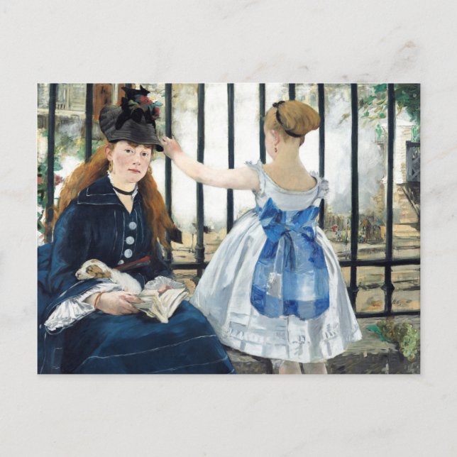 Järnvägen Edouard Manet Vykort (Framsida)