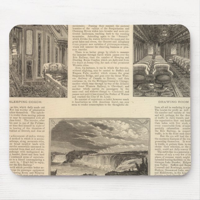 Järnvägen Erie Musmatta (Framsidan)