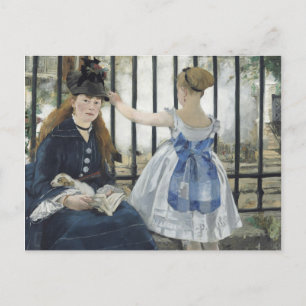 Järnvägen - Manet Impressionist Painting Art Vykort