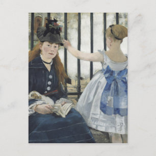 Järnvägen - Manet Impressionist Painting Vykort