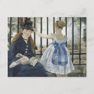 Järnvägen - Manet Impressionist Painting Vykort